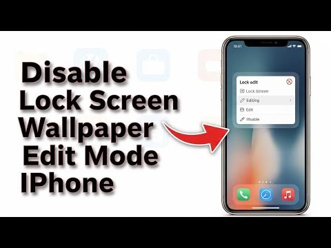 How to Disable Lock Screen Wallpaper Edit Mode on iPhone