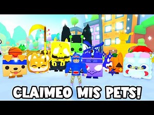 CLAIMEO TODO MI EQUIPO de MASCOTAS en PET SIMULATOR 99!!! - Roblox