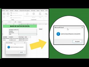 How to Make a Database in Excel (From SCRATCH)