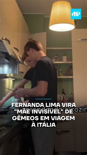 Jovem Pan Entretenimento on Instagram: "A atriz e modelo Fernanda Lima chamou atenção dos seguidores ao compartilhar que virou uma "mãe invisível" para os filhos Francisco e João Hilbert, de 17 anos, que estão em viagem na Itália conhecendo uma agência de modelos. Ela está presente com os gêmeos, mas disse que tem tentado deixar os dois se virarem sozinhos e incentiva que "tomem conta" da vida sozinhos. 🎥Reprodução: Instagram/fernandalima 📺 Confira na JP News e Panflix 📌 Siga o nosso perfil @