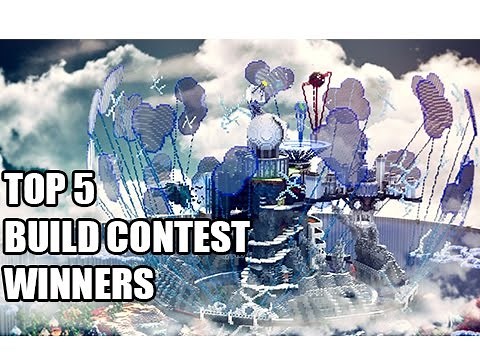 Minecraft: TOP 5 Build Contest Winners!