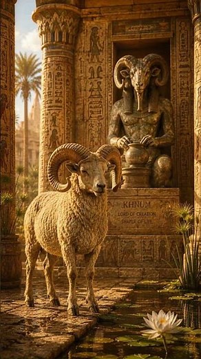 🐏 Ram Hieroglyph | Sacred Animal of the Egyptian God Khnum