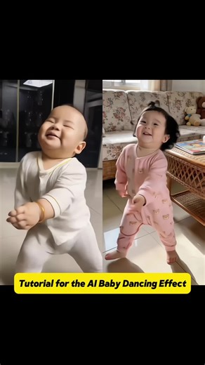 Tutorial for this AI baby dance effect is here! Tap to copy link → Open App“Kling Ai” → Auto-jump to template → Upload photo & done!#KLingCreators #KlingAI #aidance #babydance