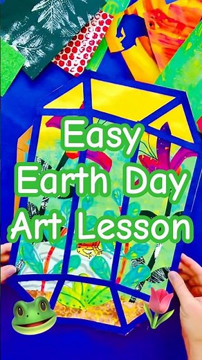 A Creative Earth Day Art Project Kids LOVE 🌎🌱✨