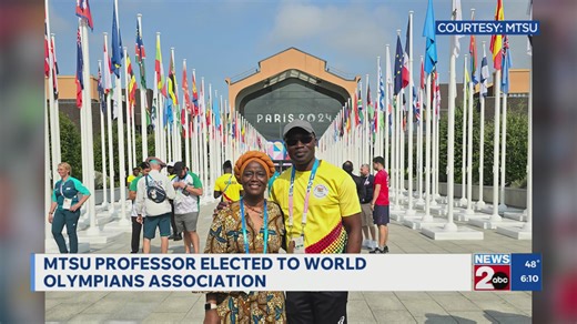 MTSU professor elected to World Olympians Association