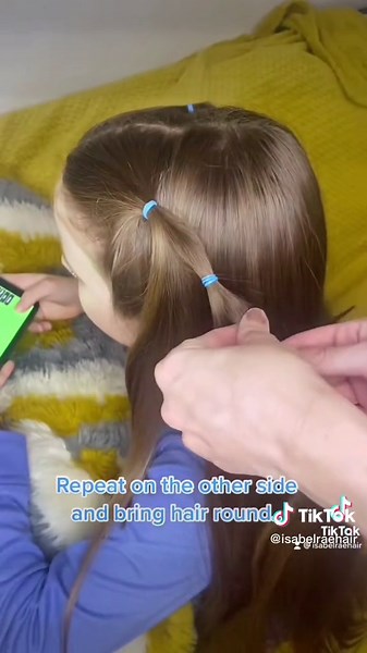 Kids Waterfall Hairdo Tutorial