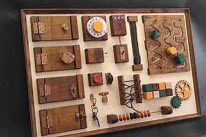 Custom Montessori Busy Board Parts: DIY Sensory Board Elements - Etsy