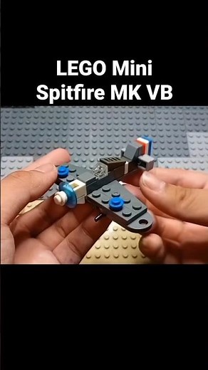 My LEGO Mini Supermarine Spitfire Mk VB MOC Speed Build + Review #ww2 #lego #britain