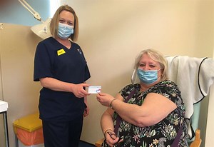 Vaccine hub opens at hospital