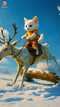 Christmas Reindeer Race |Poor WhiteKitten's Miracle Comeback #dulu19 #cat#merrychristmas