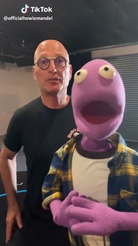 Best friends @randyfeltface #howiemandel #heathers #fyp | Howie Mandel