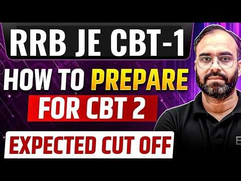 RRB JE CBT-1 | EXPECTED CUT OFF🔥 | #sureshsir #rrbje #rrbalp