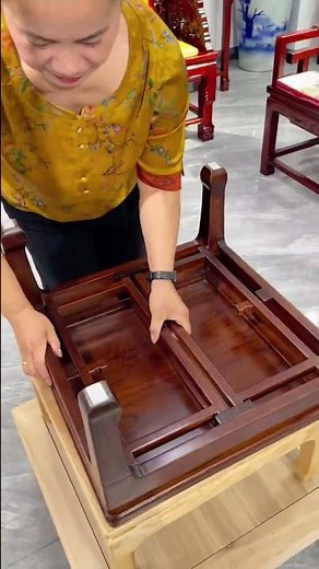 Solid Wood Foldable Coffee Table | Space Saving Tea Table