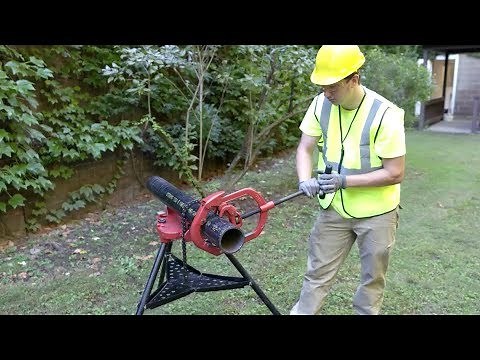 Hinged Pipe Cutters Demonstration - Reed Manufacturing