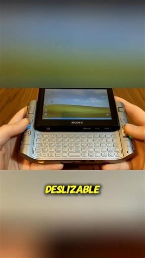 ➡️ The mini PC with a hidden keyboard (Sony Vaio VGN-UX, 2006) 💻🔓#shorts