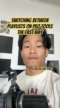 Cool Shortcuts on Pro Tools for Switching Faster Between Playlists