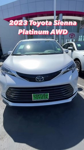 11 reactions | Check out this awesome 2023 Sienna Platinum AWD we...
