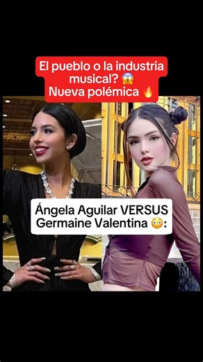 Germaine Valentina versus Ángela Aguilar 😳 what do you think? #germainevalentina #angelaaguilar #...