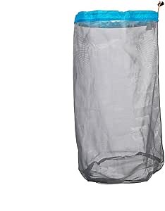 Mesh Stuff Sack Light weight Nylon Mesh Drawstring Storage Bag for Travelling Hiking Camping Stuff Storage(XL)