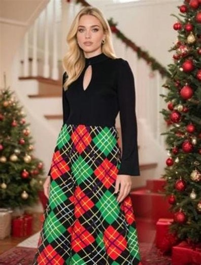 Vintage 1970s Holiday Plaid Peek-a-boo Maxi Dress | 70s Hippie Xmas Argyle Ankle Length Dress | Size Medium - Etsy Canada