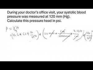 An Interesting Method to Convert Blood Pressure in mm (Hg) to PSI