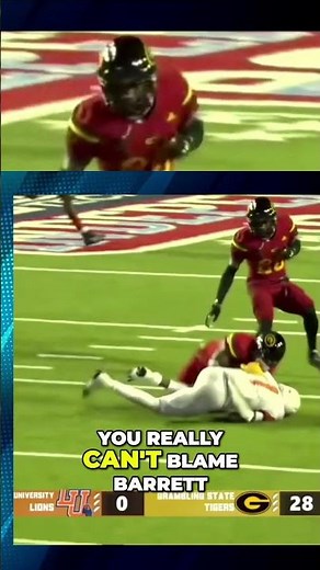 Tiger's Touchdown: Analyzing the Brutal Football Hit! #shorts