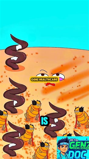 How Doctors Treat Pubic Lice? #animation #science #shorts