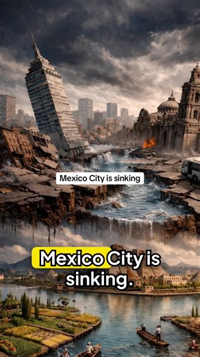 Mexico City is sinking Mexico City was never meant to be built on dry land. It was once Tenochtitlan, a city engineered on water — and draining Lake Texcoco is why CDMX is sinking today. This is what colonization destroyed, and why the city keeps paying the price. #MexicoEterno #CDMX #HistoriaDeMexico #Colonizacion #Tenochtitlan Mexico City sinking, Lake Texcoco, Tenochtitlan history, Aztec engineering, colonization impact, Mexico City subsidence If you’re from CDMX, drop your city in the commen