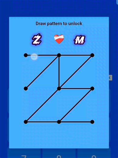 Replying to @zaki.roy110 AWAIS_LOCK_MASTER🔐 Z Love M ❤️‍🩹 Z pattern lock 🔐#trending #viralvideo #viral #tiktok #foryou