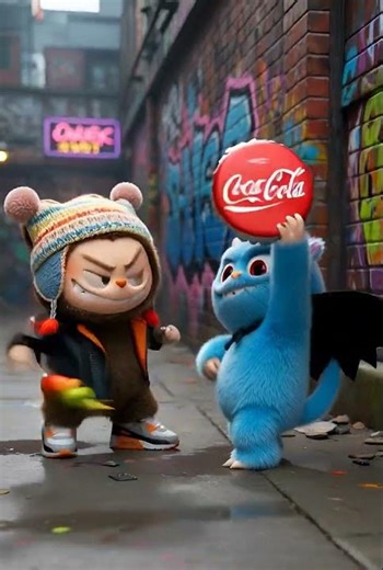 Street Fight: Monster Edition! 👹👾 | Coca-Cola Shield vs. Snack Sword