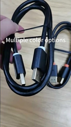 8K Capable Male to Male DP Cable 1.4 V 60Hz for Seamless Graphics Card to Computer Monitor #dp