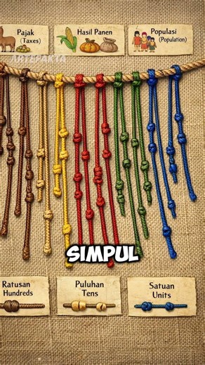 Suku Inca Mencatat Data Pakai Simpul Tali 😳