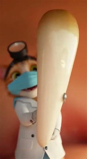 Alligator's Wild Dental Appointment with a Tiny Cat Dentist! #CatDentist #FunnyAnimals