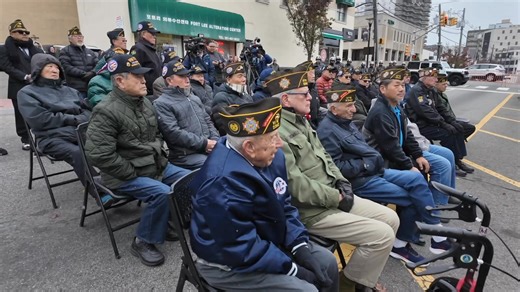 Fort Lee gathered outside VFW Post 2342 this morning to pay tribute to our veterans—those who served, those who sacrificed, and those we will never forget. Thank you to everyone who came out to show their support for the men and women who fought for our freedom. As Mayor Sokolich said, “only in Fort Lee can we assemble a couple hundred people on a cold, blustery, and snowy day to come out and salute our veterans.”🇺🇸 #fortleenj #fortleeproud #fortleestrong #VeteransDay #VeteranSupport #thankave