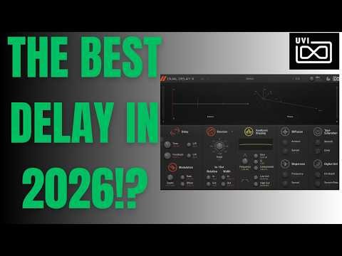 🔥This Delay Plugin is insane! Dual Delay X by UVI ! Spatial Echoes No-Talk Test👌