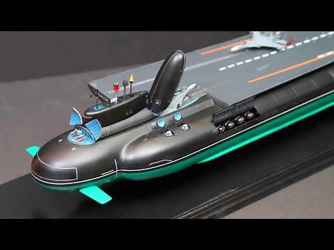 Russia's Futuristic Hybrid Nuclear Submarine Aircraft Carrier Concept