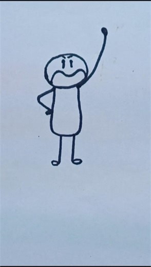 Baby calling #art #easydrawing #shout #howtodraw #shorts #youtubeshorts #stickfigure #cute #viral