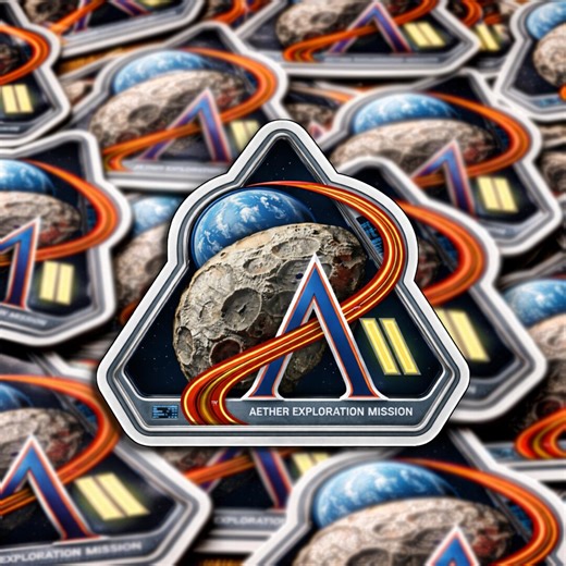 Artemis II Patch Stickers, NASA Retro Patch Stickers, Spaces Logo, Gift for Space Lover - Etsy Canada