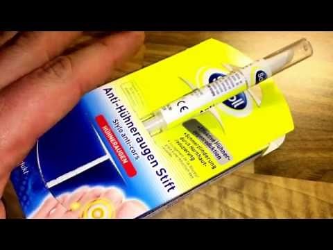 Scholl anti corn pen unboxing and how to use it