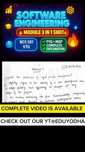 BCS501| MODULE-3 | software engineering| very important questions| fix questions|MQP|PYQ|vtu 5th sem