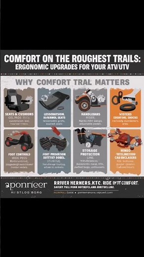Comfort on the Roughest Trails: Ergonomic Upgrades for Your ATV/UTV