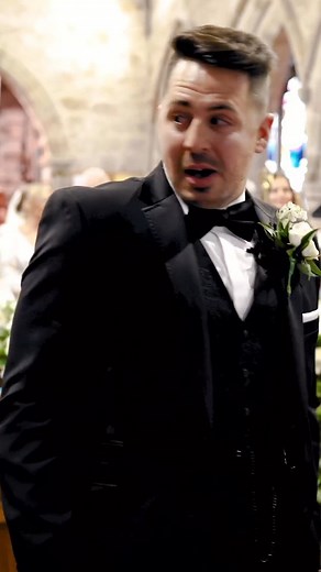194 reactions · 9 comments | Emotional groom sees his bride for the...