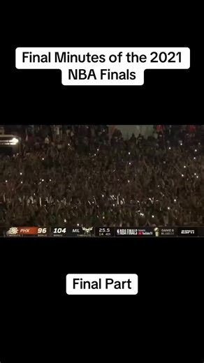 Final Minutes of the 2021 NBA Finals #crazy #nbafinals #bucks #suns #nba