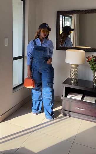 Stylish Denim Outfit Idea with Classy Couture Dungaree