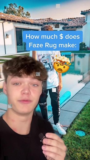 How much $ does Faze Rug make 🤑 #fazerug #rich #money