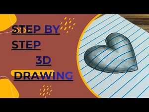 Step by Step 3D Drawing Tutorial 😍 | Realistic 3D Illusion Pencil Art