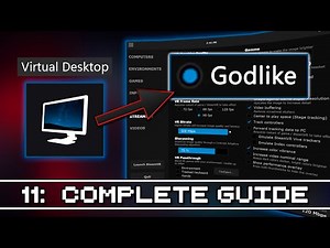 Best Virtual Desktop Setup + Settings [Wireless PC VR Gaming]