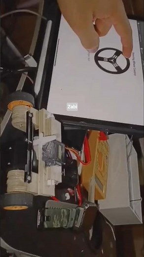 NodeMCU Steering Axle Wheel Project | Wireless Steering Control Using Tablet | Mafia Times