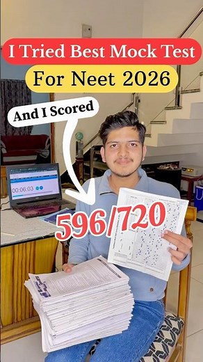 I Tried the Best Mock Tests for Neet | Mock Test Series for Neet 2026 #neet2026 #neet #mocktest