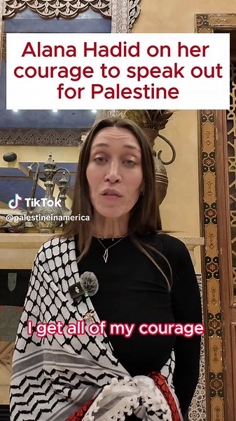 Alana Hadid's Courage - Speaking Up for Palestine